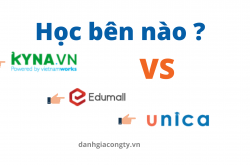 So sánh Edumall, Unica và kyna nên học bên nào tốt nhất