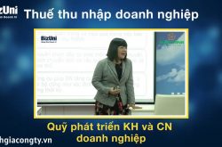 Review khóa học Thuế thu nhập doanh nghiệp trên Bizuni.vn