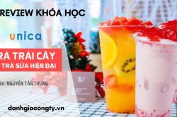 Review khóa học Trà trái cây và trà sữa hiện đại trên Unica